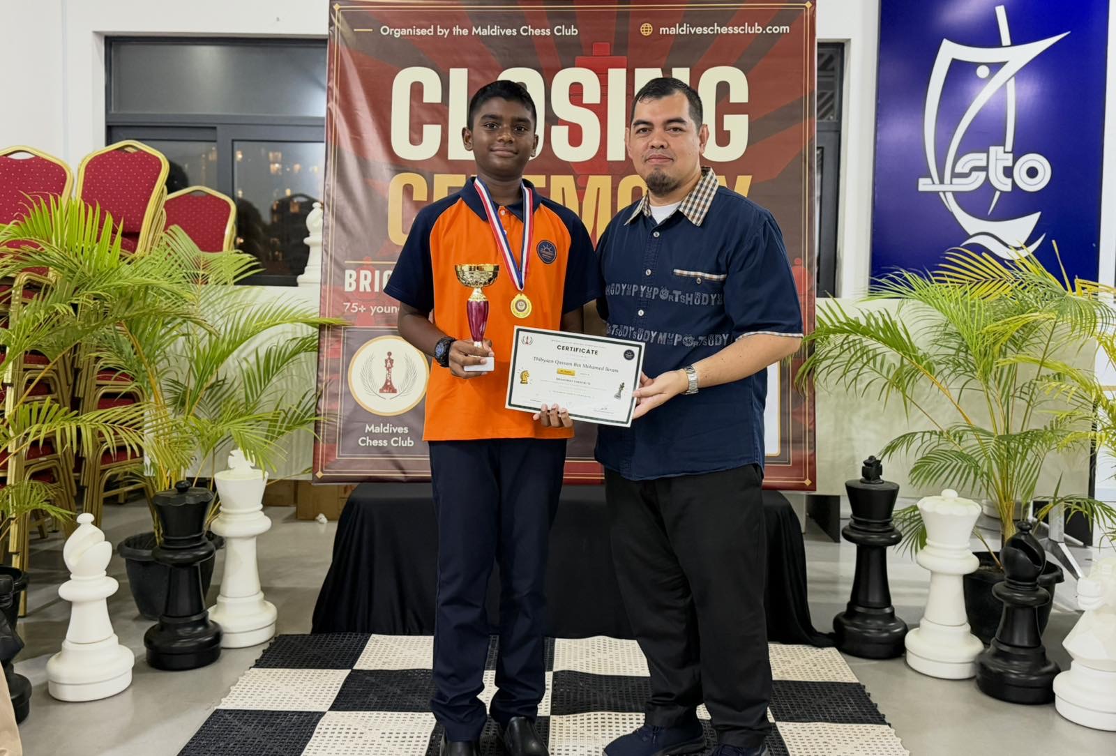 U12 Champion: Thibyaan Qassam Bin Mohamed Ikram